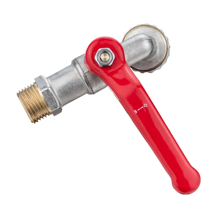 TMOK High Quality Brass Bib Cock Water Tap  Garden Quick Open Bibcock Hose Bib Tap