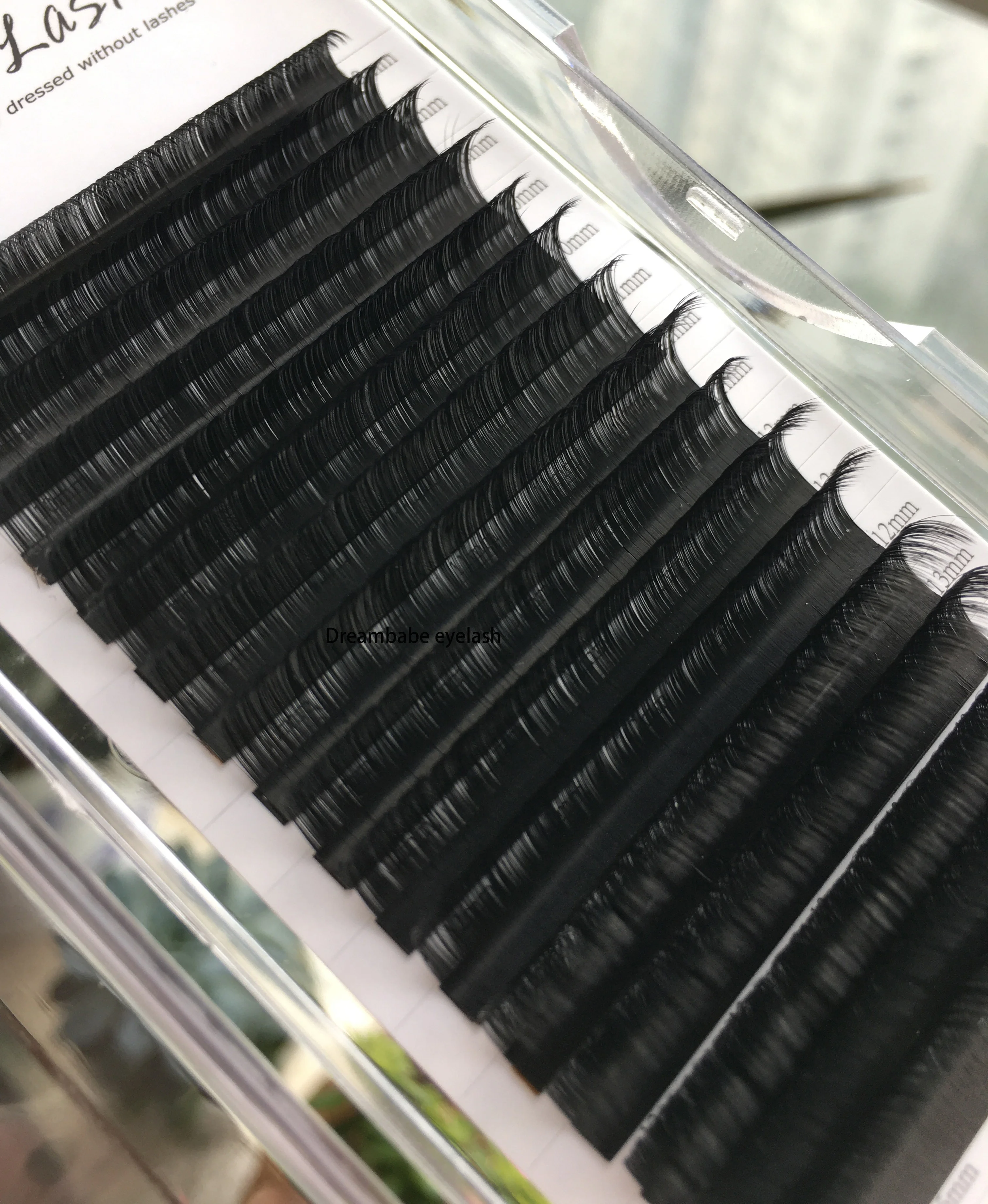 0.03 Russian Volume Eyelash Extensions Faux Mink Cashmere Lash Super Soft  Salon Lash Tray Individual False Eyelash Mixed Tray