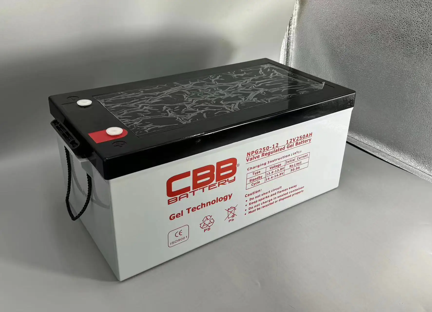 Оптовая продажа Высокое качество Хорошая цена 250Ah 12 В глубокий цикл солнечной гелевой батареи