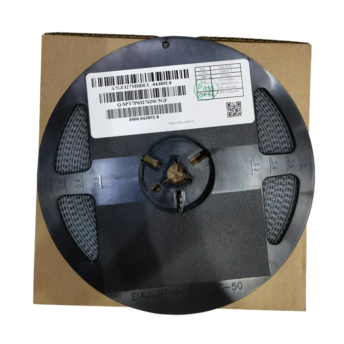 Oscillator crystal SSP-T7-F 32.768KHZ 12.5PF 20PPM SMD Quartz Crystal Q-SPT7P0327620C5GF
