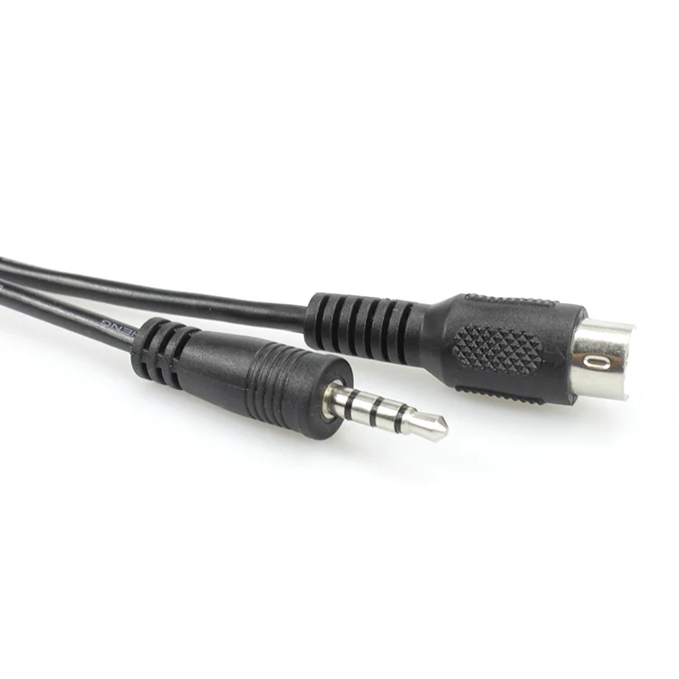 6 pin mini din to TRRS male to male cable