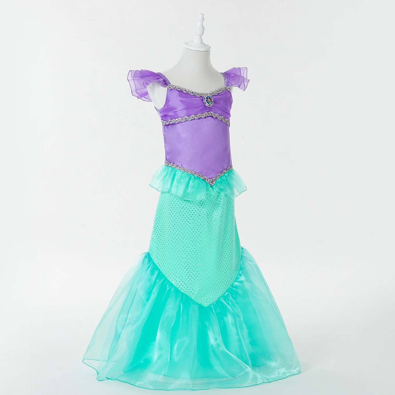 Foshan Children Party Dress Little Girls Mermaid Costume Dress up Kids Princess Cosplay Birthday Party Outfit D91