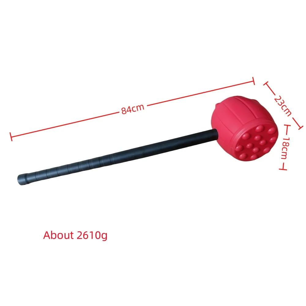 Extra large hammer to measure strength for the Hammer Black and red arcade machine coin operated game machine