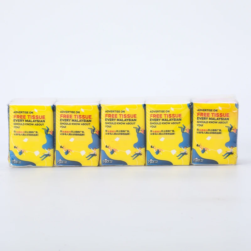 Wholesale Factory Direct White Facial Tissue Pocket For Daily Use pocket tissue paper pack