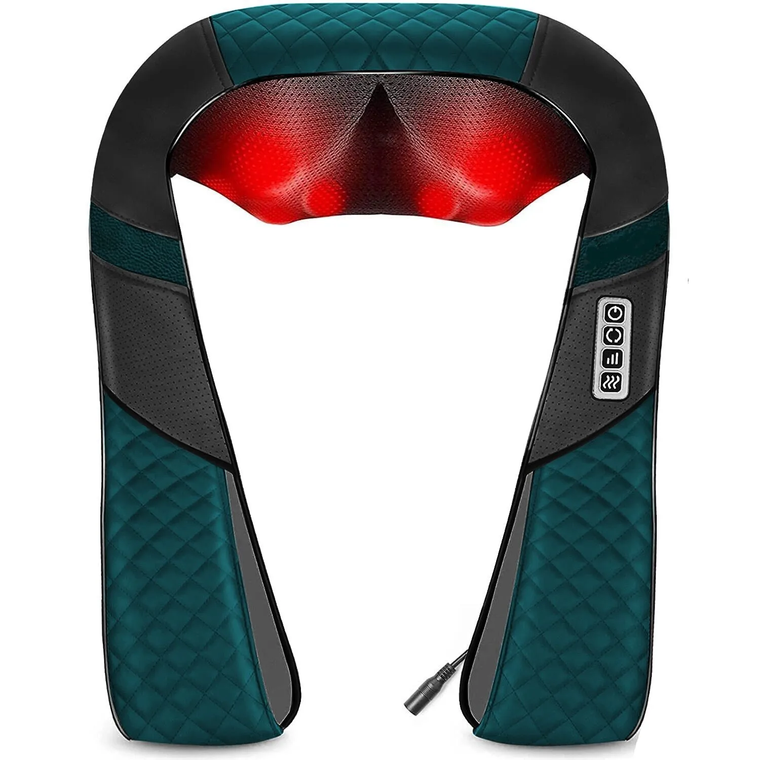 Shiatsu Neck and Back Massager with Soothing Heat Electric Deep Tissue 3D Kneading Massage Pillow for Shoulder and neck massage