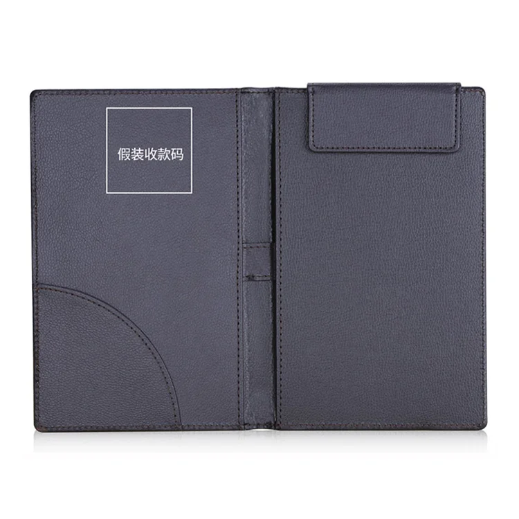 Leather restaurant check holder check presenter bill folder