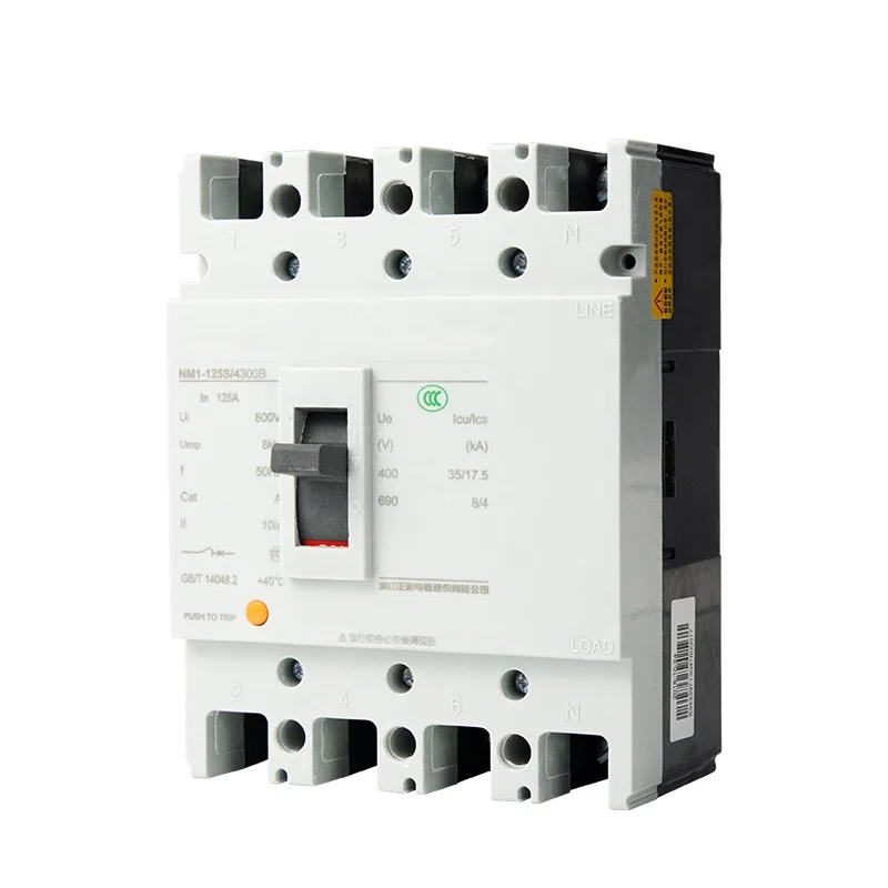 M1 Series M1-3P/4P Moulded Case Circuit Breaker MCCB