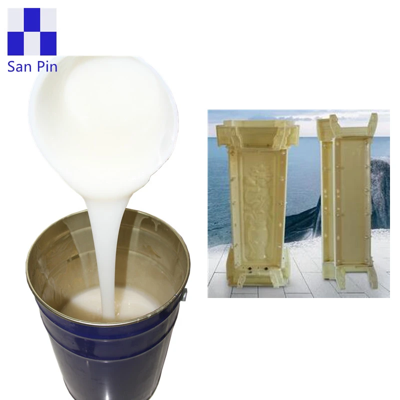 Molding Silicone Liquid Rubber for concrete pillar mould