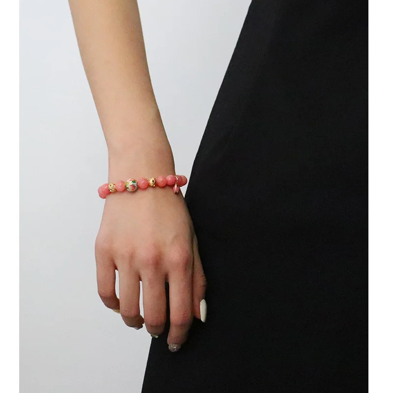 Wholesale design of light luxury national style beaded bracelet girls senior sense of niche simple exquisite fashion bracelet