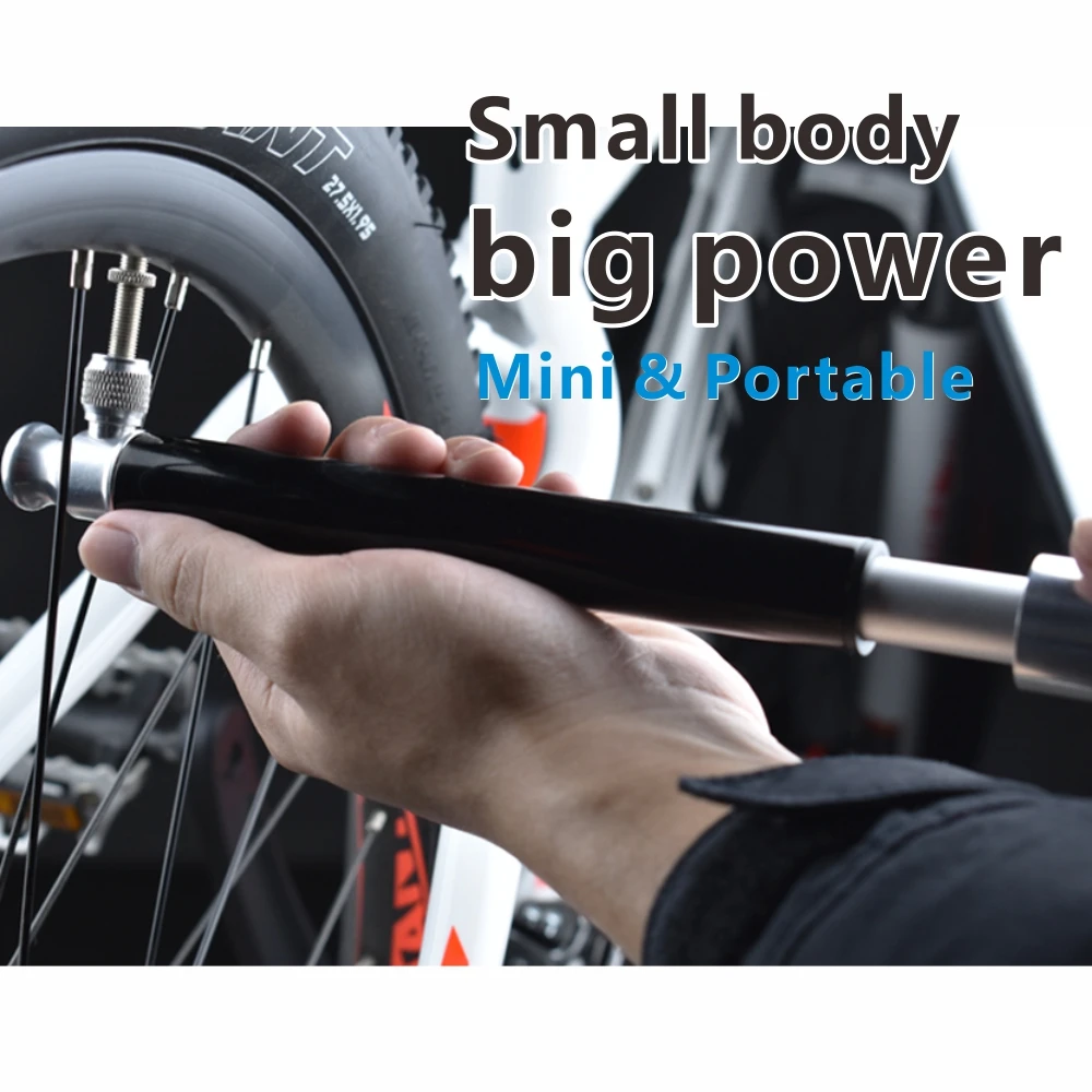 Hengyi Sports Bicycle Tire Hand Air Pump and Bike Tire CO2 Inflator 2 in 1 Bike Pump