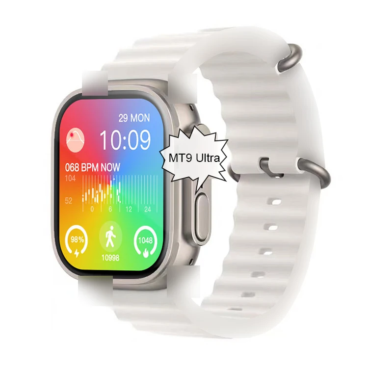 2.2inch IP67 waterproof NFC Men Sport Compass Smartwatch Store Music Play MT9 Ultra Smart Watch with Call