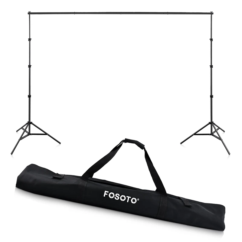 
FOSOTO YB-263 2.6M*3M Photo Background Frame Background Stand photography accessories For Photo Shoot + Carry Bag 