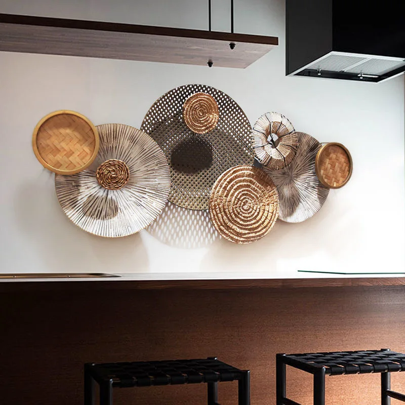 135x59 Home Decor Creative Design Luxury Flora Flower Art Living Room Metal Hanging Wall Decor