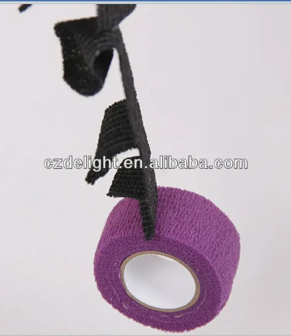 DL Custom Colored Sports Thumb Finger Cotton Self-adhesive Weightlifting Sport Strapping Tape Kinesiology Cohesive Bandage