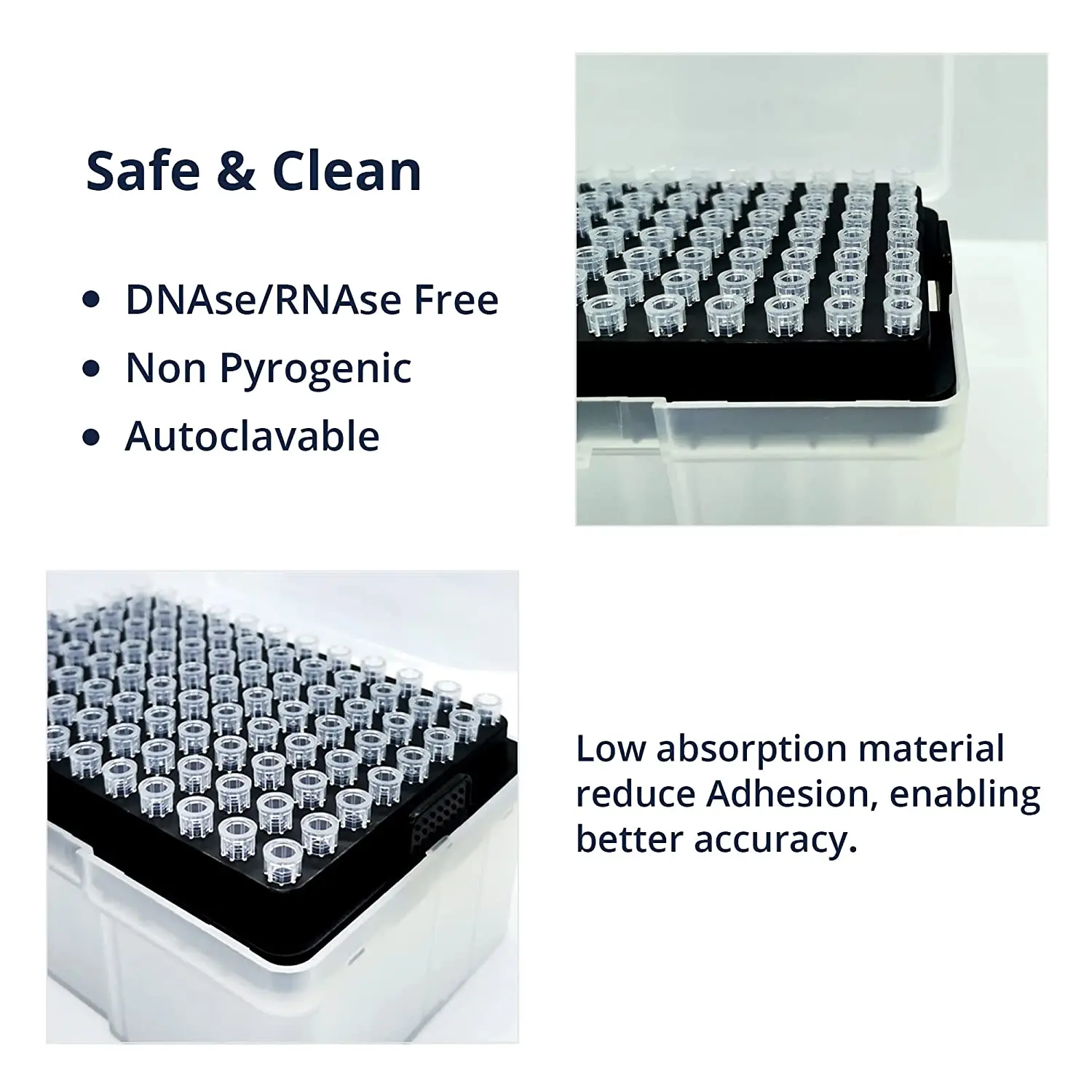 Универсальные наконечники для микропипетки 10 мкл/10 мкл/мкл