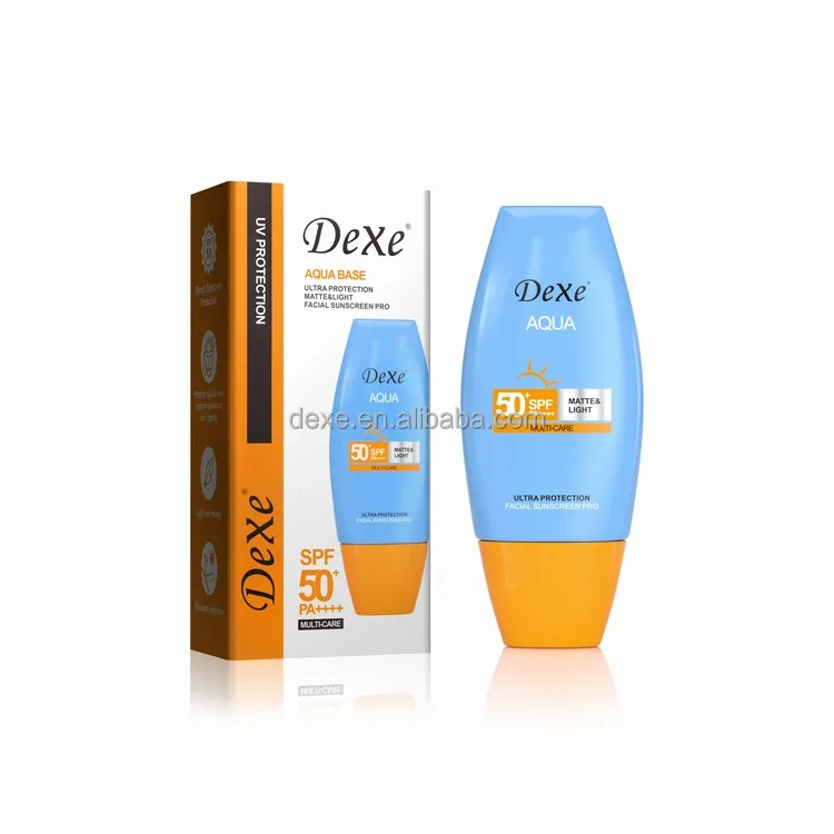 Dexe Hot Sale Natural Sun Protection Organic OEM Herbal Korean Sunscreen Cream SPF 50 Moisturizer Sunblock For All Skin