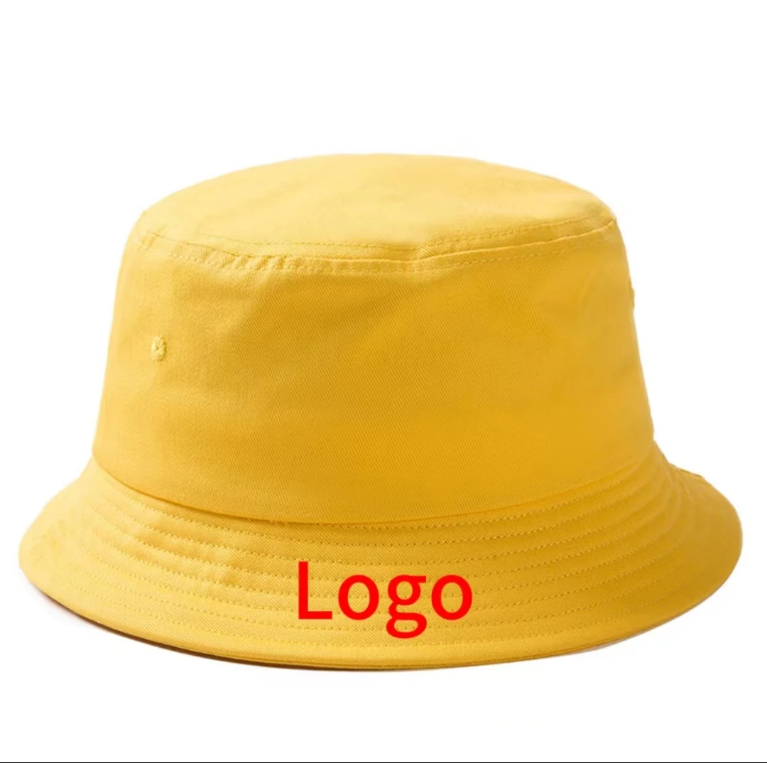 Хит продаж оптовая продажа простая шляпа-ведро хлопковое белье для взрослых детей