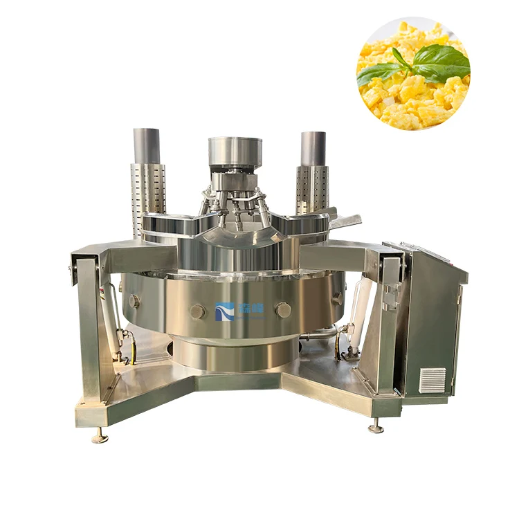 Food Grade Industrial Cooking Kettle Gas Steam Electric Heating Tilting Cooking Mixer Machine for Sauce