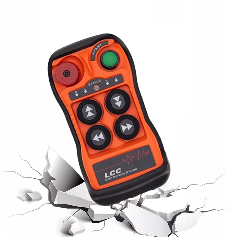 LCC Q400 Cheap 4 Single Speed Buttons Anti-falling Lift Hydraulic Universal Mobile Crane Remote Control