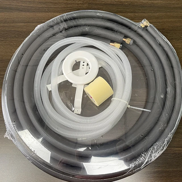 Mini Split Systems Black Rubber AC Insulation Copper Pipe