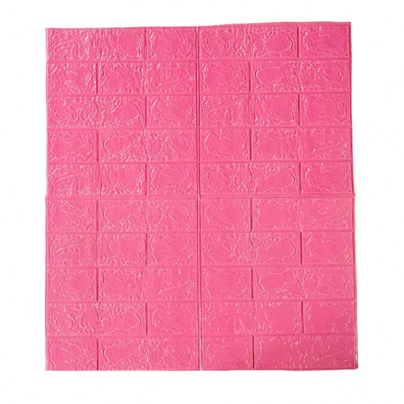 China Cheap Newest 70*77cm XPE Foam 3D Wallpaper DIY Wall Decor Brick Wall Stickers