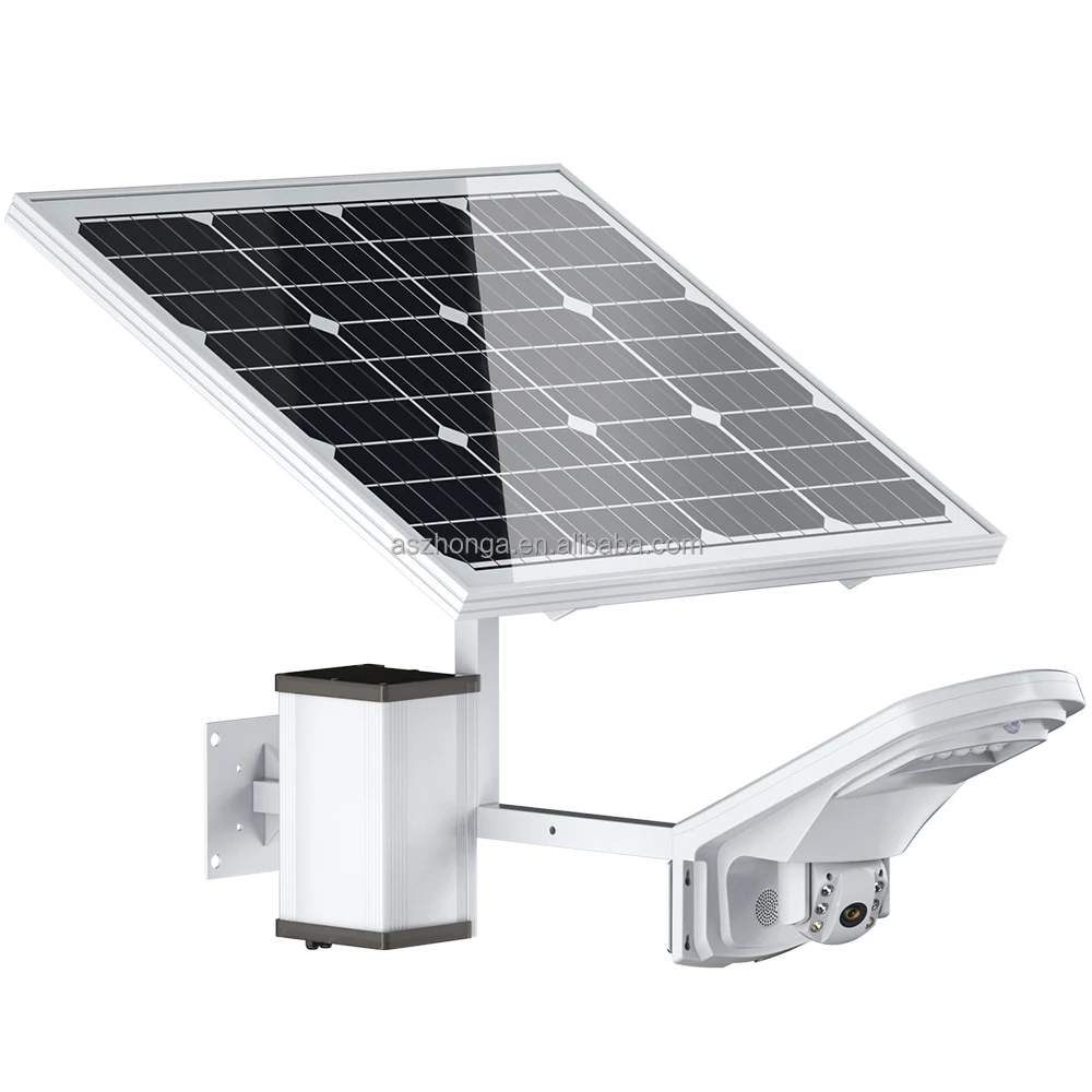 HD 5MP 5X ZOOM Security IP Camera Floodlight 3G 4G SIM Card Outdoor PTZ CCTV Surveillance Cam 60W 30AH Battery Solar Panel CamHi