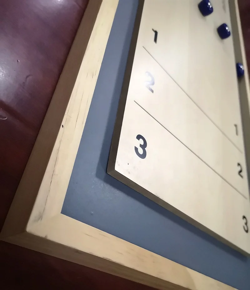 Фабрика изготовленный на заказ роскошный деревянный игровой Двусторонняя 2 в 1 деревянный стол для Шаффлборд Меса игра