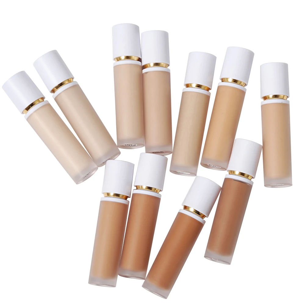 High Quality Vegan Liquid Concealer 18 Waterproof Colors Full Coverage HD Makeup Face Matte Lasting Light Private Label