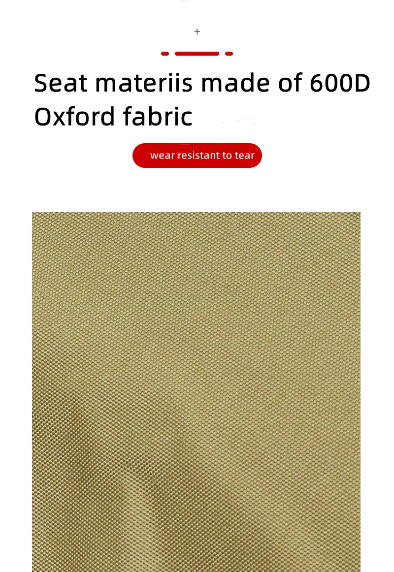 Custom outdoor ultra light portable folding aluminium fishing chair for beach hiking picnic