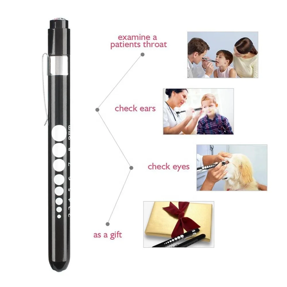 
Trending 2020 white and yellow light pocket medical diagnostic penlight doctor mini pen torch led pen flashlight 