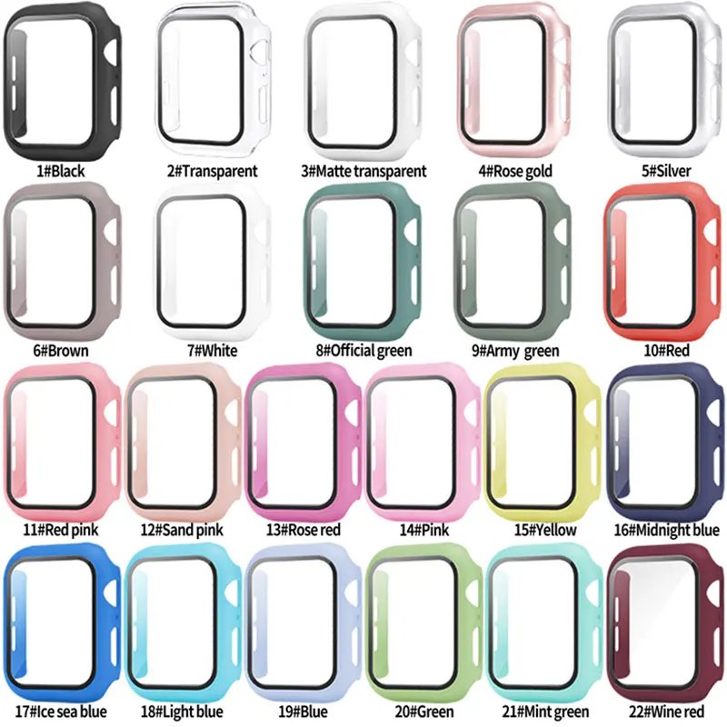 Hard PC Case 38mm-45mm Series 6 7 Smart Watch Case Protective Smart Watch Cover