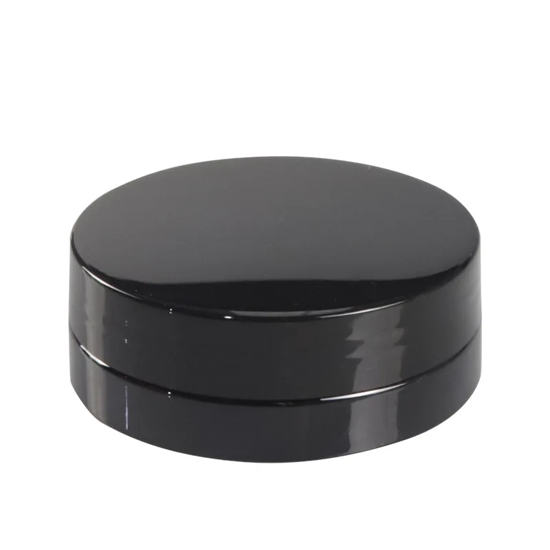 Jar Black Food Storage Plastic Containers Wholesale 100g 200g 300g PET Cosmetic Packing Plastic Jars with Lids 500pcs