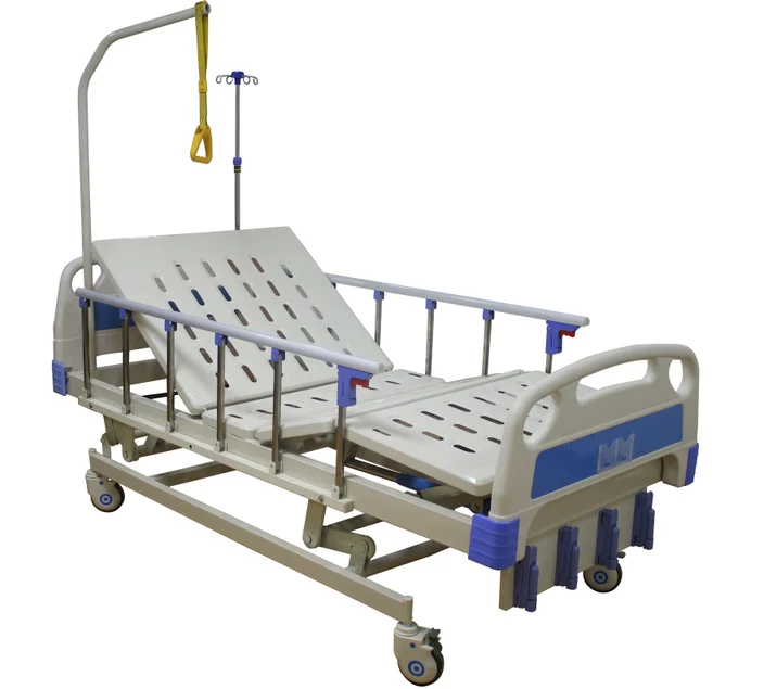 high qulity Manual Stainless Steel metal medical hospital beds for sale