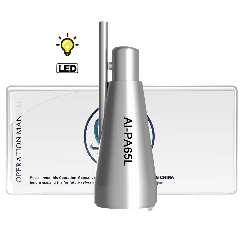 AI-P205LG/P205 Series E-Type Air Motor Dental Low speed Tooth Polishing Handpiece Disposable Prophy Dental Surgical Equipments