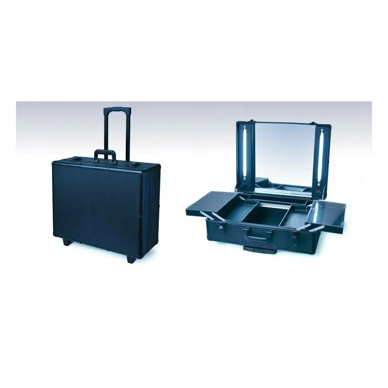 luxury aluminum rolling makeup case with lights makeup case with light and stand From Manufacturer Winx Foshan,Guangdong,China