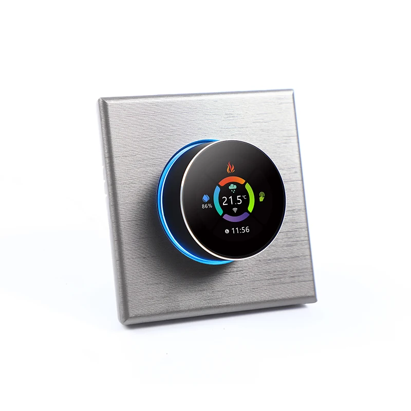 BECA Tuya 3A/16A with Meter Cable Floor Sensor turn-knob Smart Electric Underfloor Heating smart thermostat