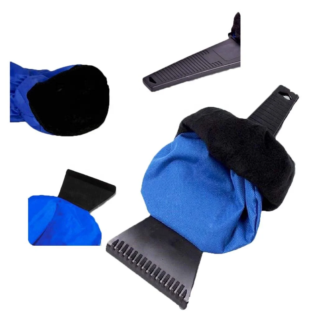 M4 Ice scraper with waterproof glove Lined of velvet/ice scraper mitt