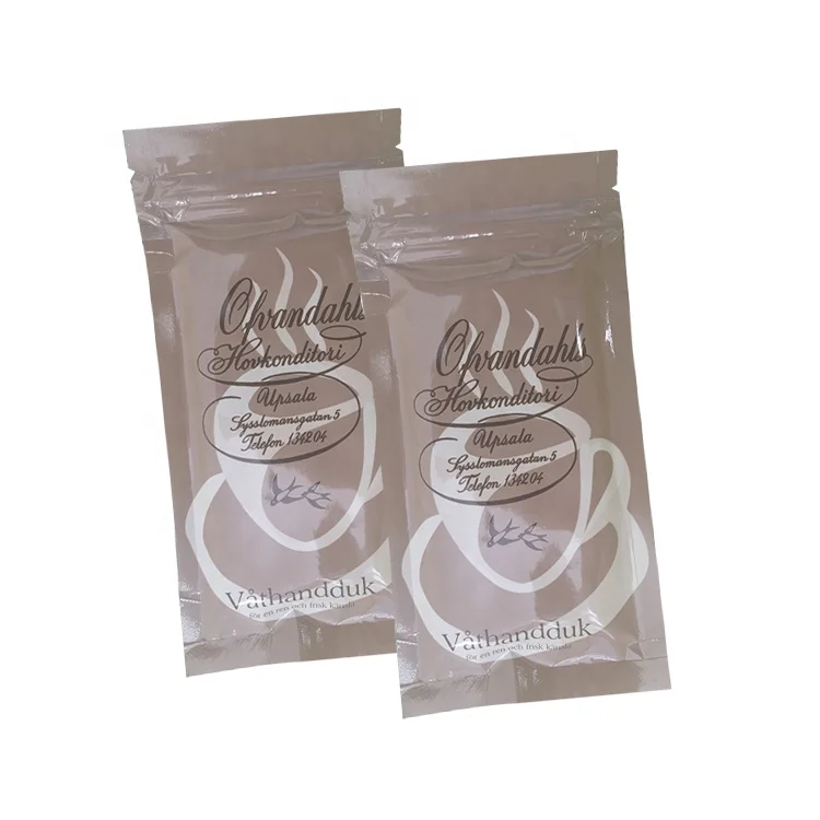 Single Pack Lemon Scented Disposable cotton Wet Towel