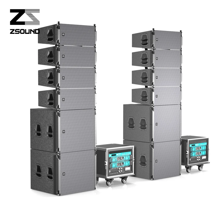 ZSOUND с двумя 10-дюймовый 3way колонки аудиосистемы звук линейного