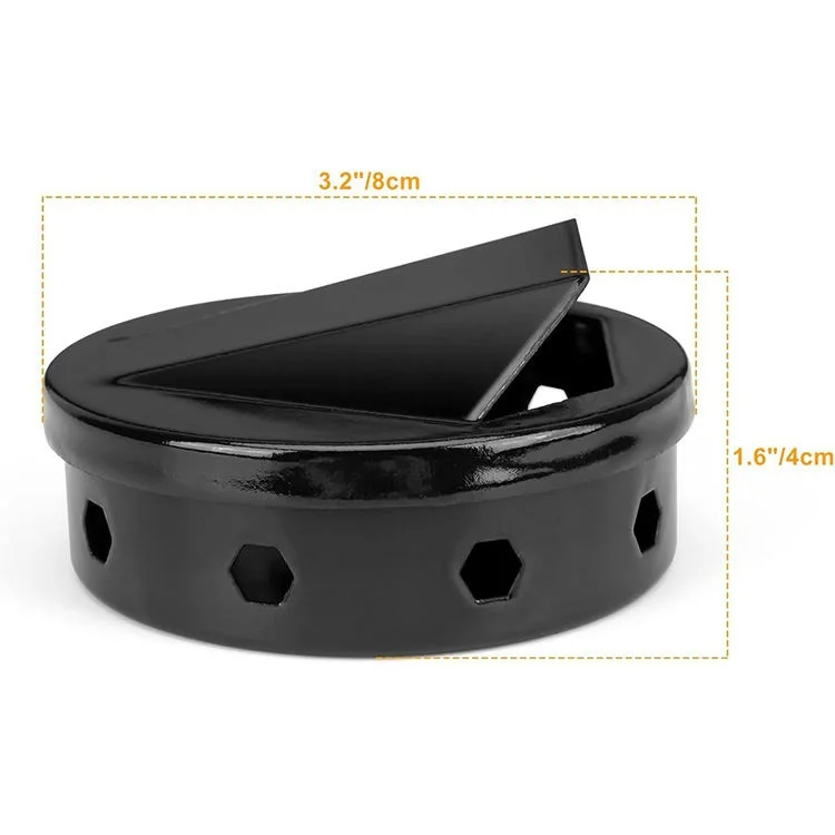 Outdoor Barbecue BBQ Tools Stainless Steel Smoking Charcoal BBQ Spice Boxes Porous Charcoal Grill Smoking