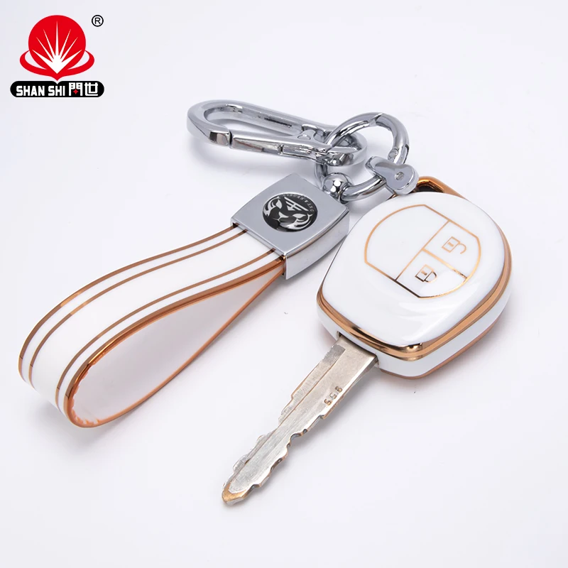 2022 New Design Light Luxury Protector Cover two button key TPU Car Key  For Suzuki Model