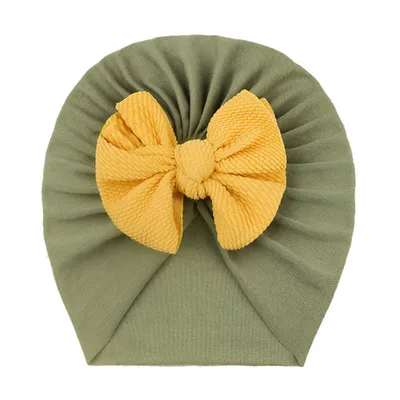 Amazon Top Selling Soft Turban Hats Babies Knotted Hat Baby Girl Turbans