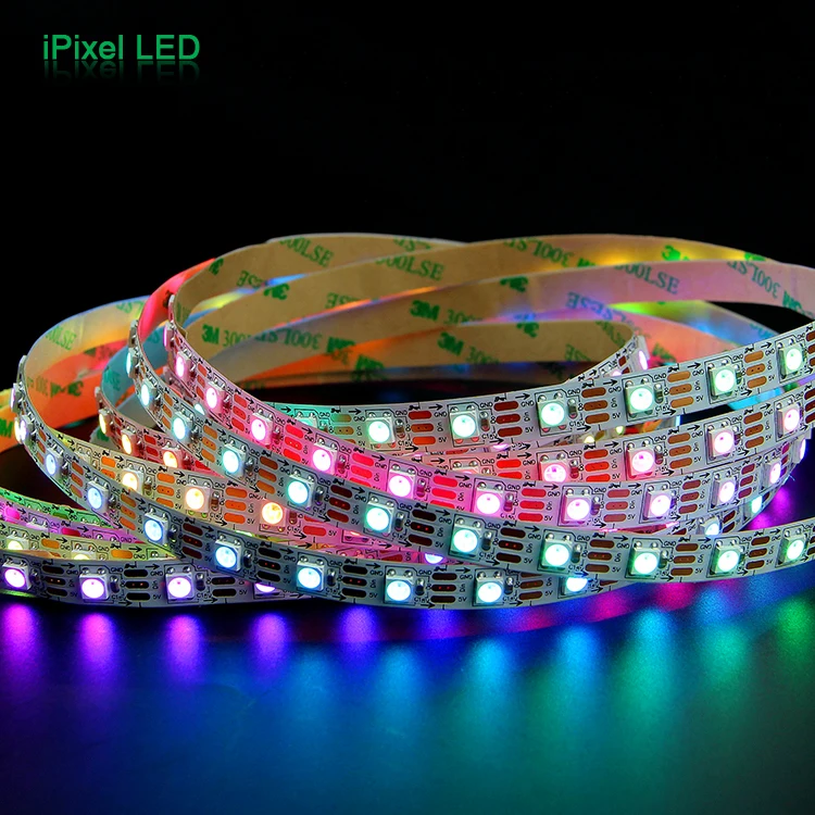 ws2812b 60leds/m led strip light 5 meters p reel 5v rgb