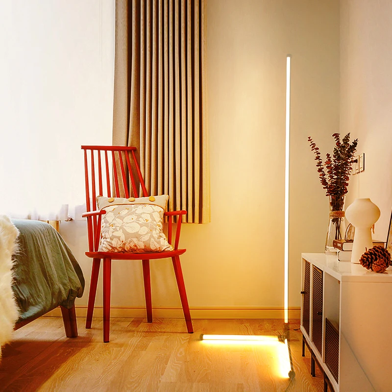 Home Decor Led Corner Floor Lamp Indoor Floor Corner Lamp Modern Stand Floor Lamp Led Tube Light
