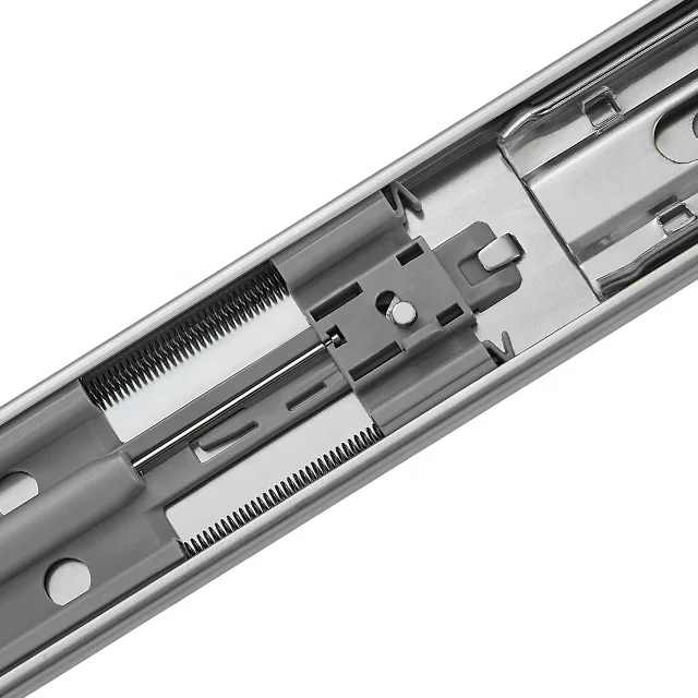 Мебельная фурнитура, Складывающийся в 3 сложения, мягкий закрывающий полноразмерный удлинитель, двойной антикоррозийный выдвижной ящик 46 мм