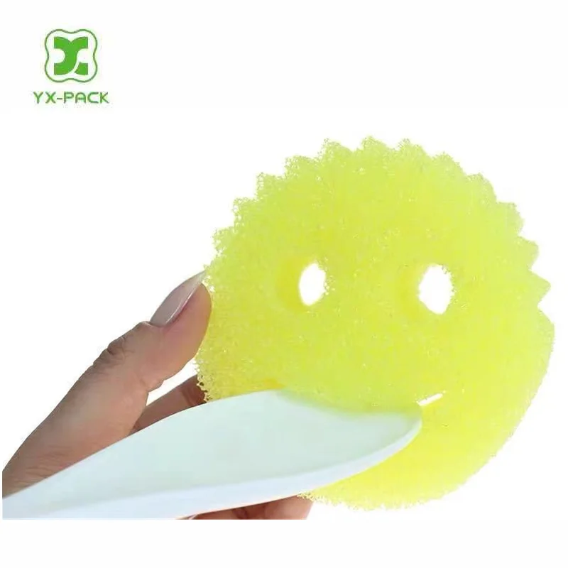 Kitchen scrub cellulose cleaning sponge dishwashing sponge for dishes