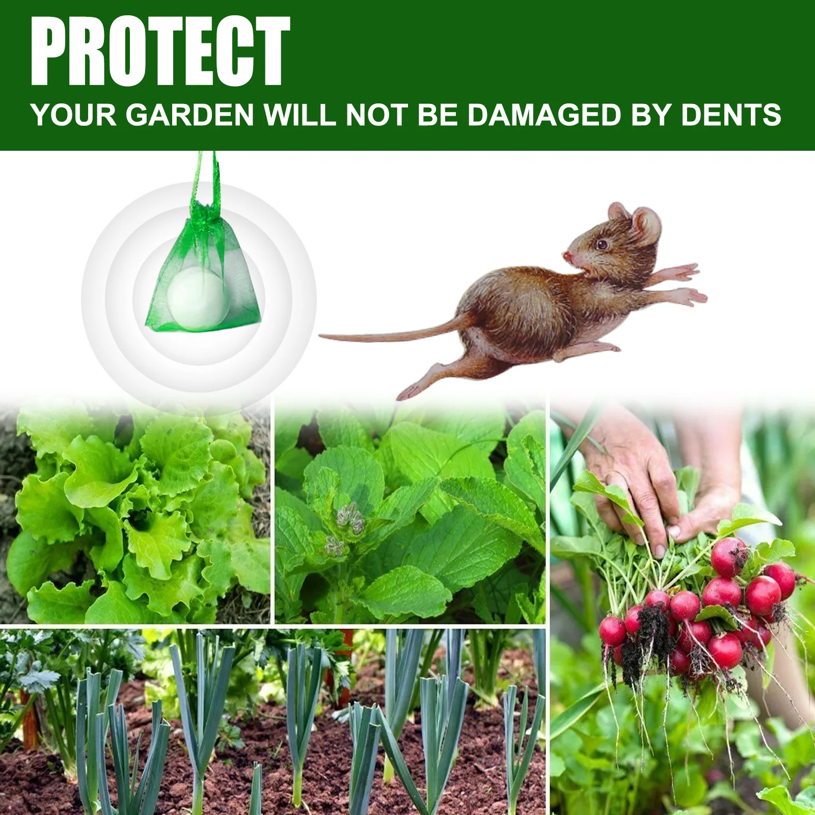 20pcs Natural Harmless and Chemical-free Strong Rat Repellent Cream Rodent Rat Repellent Gel Rodent Repellent Pills