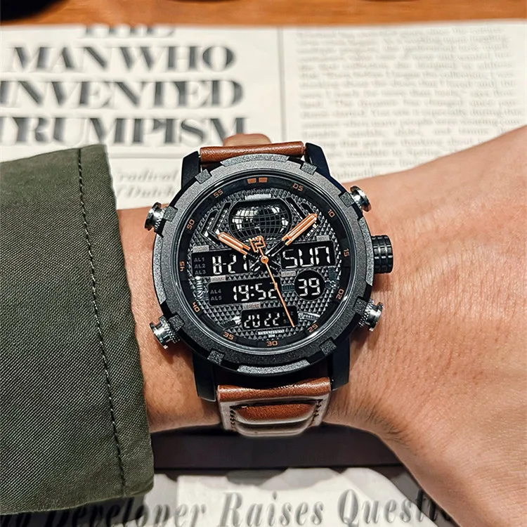 2022 Popular Relojes Hombre Stopwatch Top Brand Luxury digital Metal Wrist Mens Watches