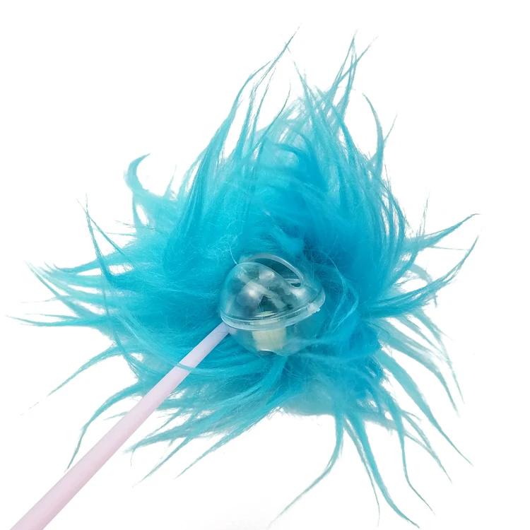 Scratcher cat toy suction cup with pom pom interactive cat sticks toys