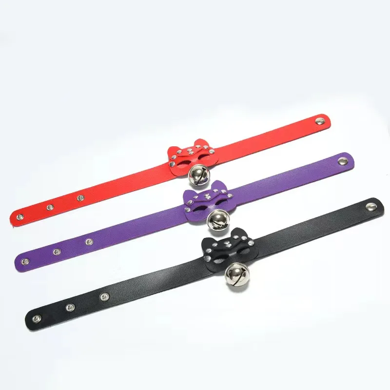 hot sale Dance Club Leather Harness Sexy Belt Fetish Punk Gothic Body Bondage Fashion punk personality cat head collar necklace